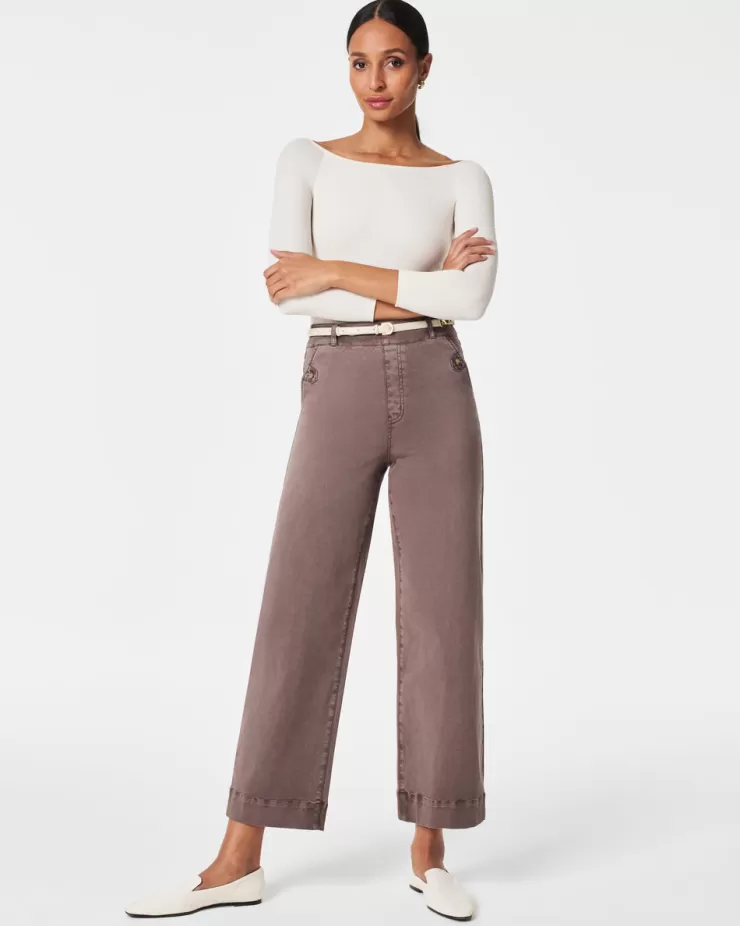 Stretch Twill Cropped Cargo Pant In >SPANX Store