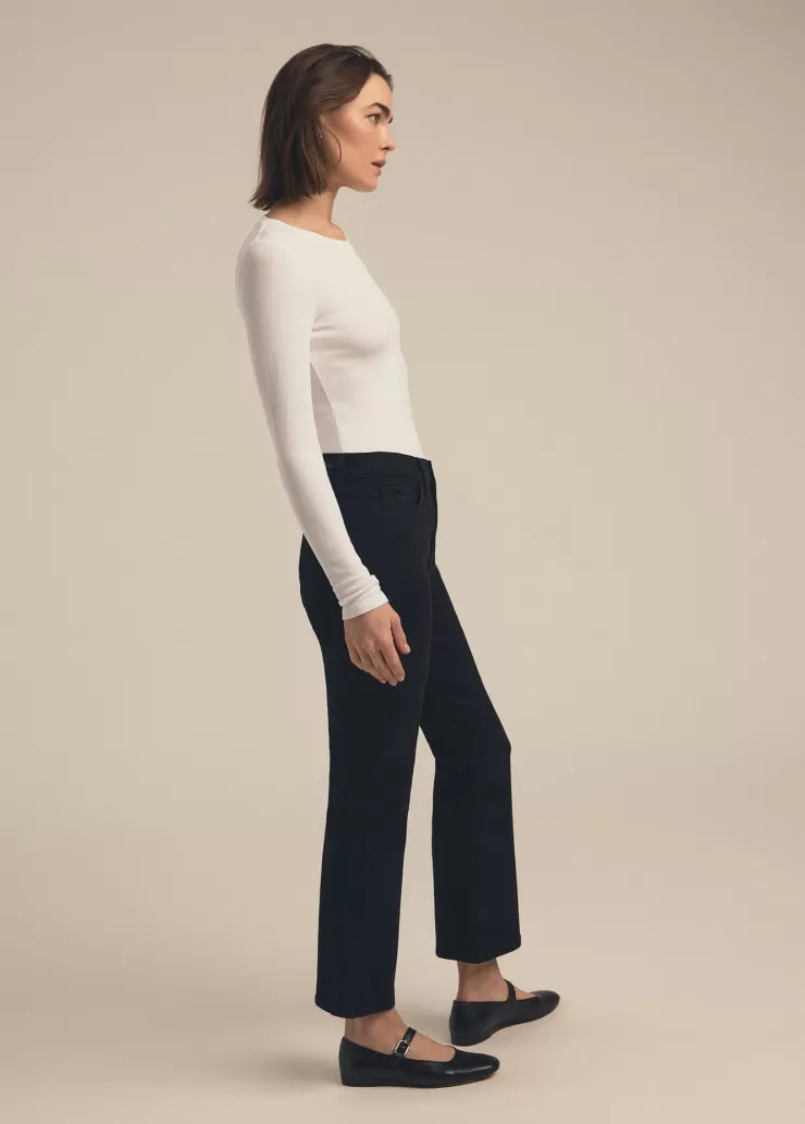 The Erin Crop Kick Flare Jean In >FAVORITE DAUGHTER Flash Sale