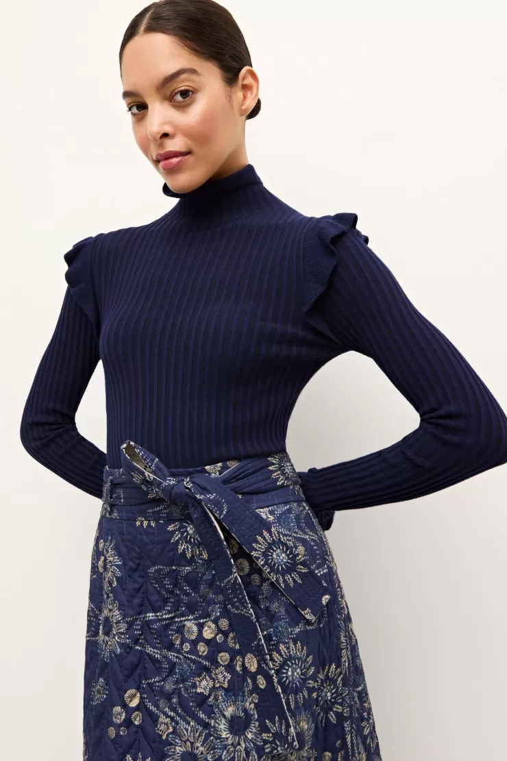 Tinley Turtleneck Knit Top In >MARIE OLIVER Best Sale