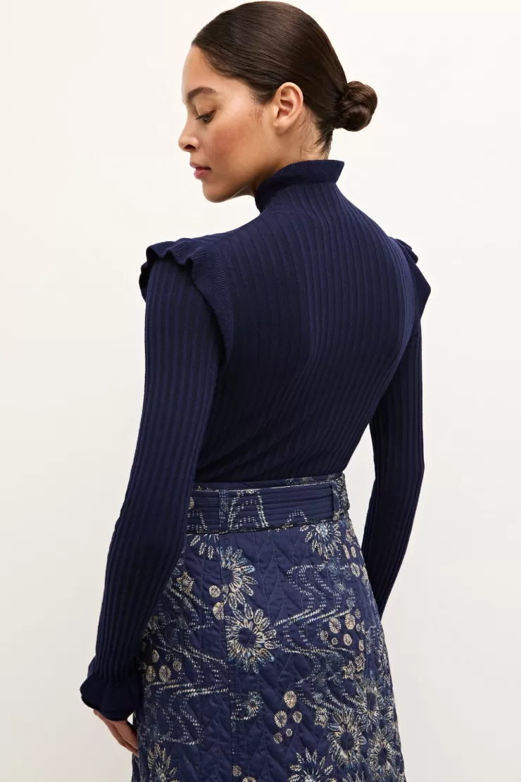 Tinley Turtleneck Knit Top In >MARIE OLIVER Best Sale