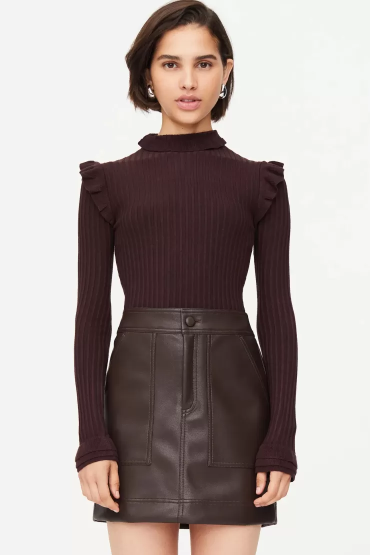 Tinley Turtleneck Knit Top In >MARIE OLIVER Outlet