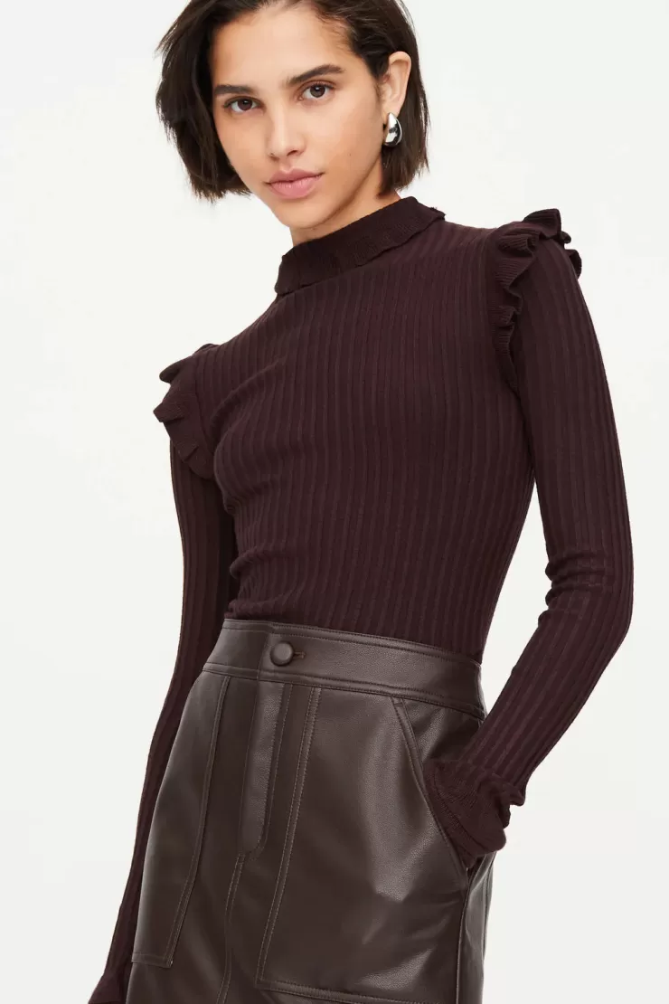 Tinley Turtleneck Knit Top In >MARIE OLIVER Outlet