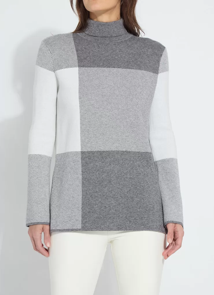 Victoria Turtleneck Pullover In Grey>LYSSE Flash Sale